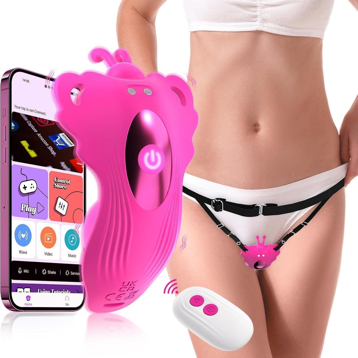 Butterfly Wearable Panty Clitoral Stimulation Vibrator - Lurevibe