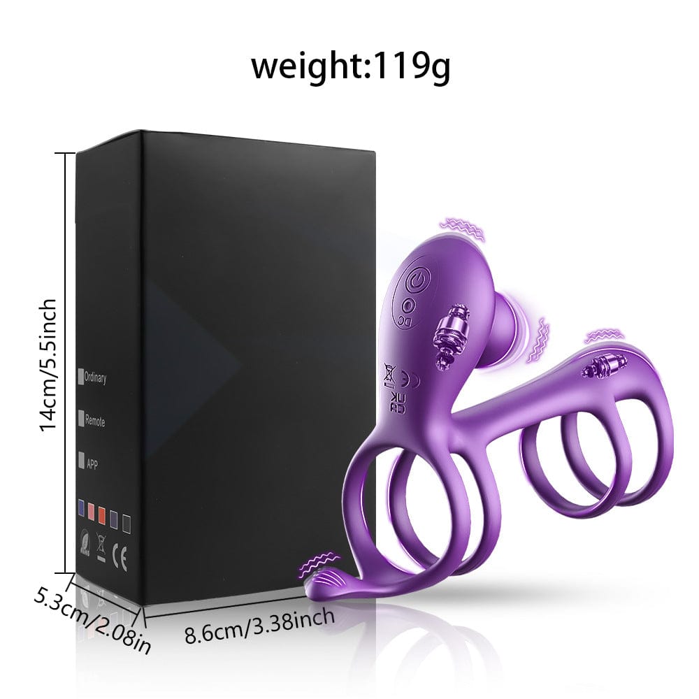 Morgana Silicone Vibrating Penis Rings
