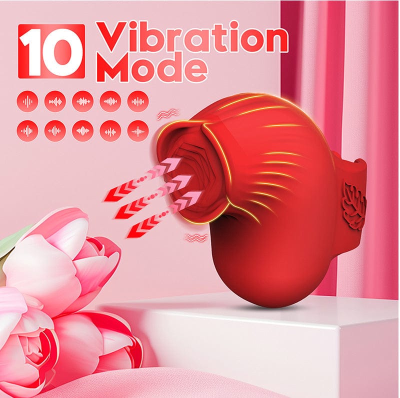Mini Rose Finger Vibrator Clitoral stimulation for Couples flirting - Lurevibe