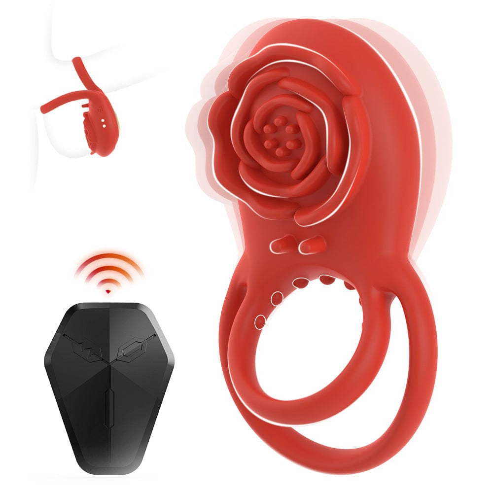 Lurevibe - Rose Clitoral Stimulator Couples Sex Toys for Men Women Pleasure - Lurevibe