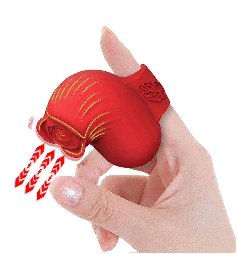 Mini Rose Finger Vibrator Clitoral stimulation for Couples flirting - Lurevibe
