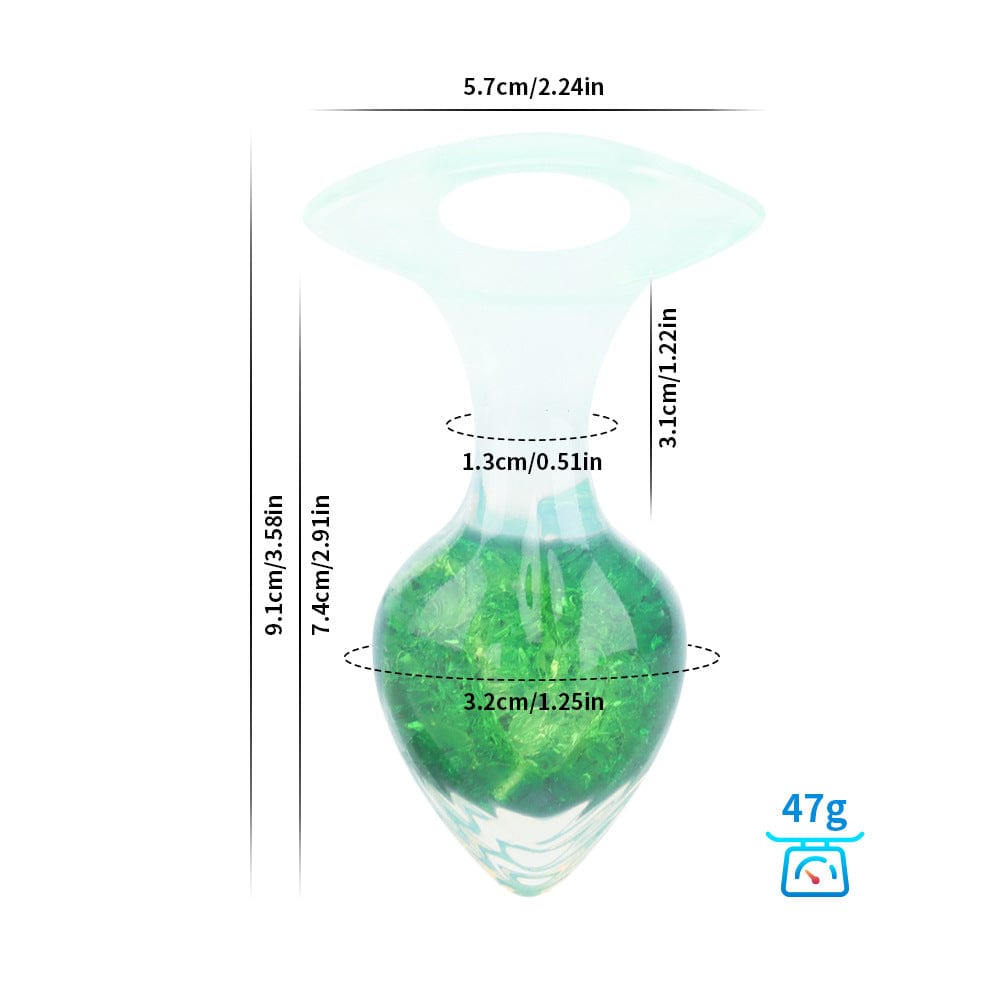 Love-shaped Crystal Wearable Butt Plug for Anal Sex