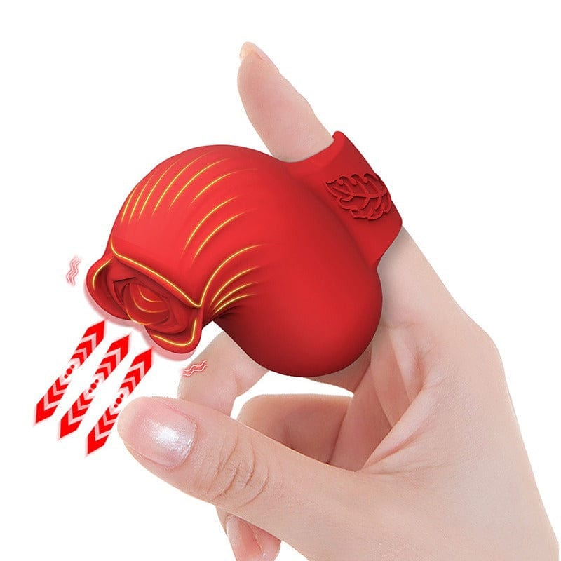 Mini Rose Finger Vibrator Clitoral stimulation for Couples flirting - Lurevibe
