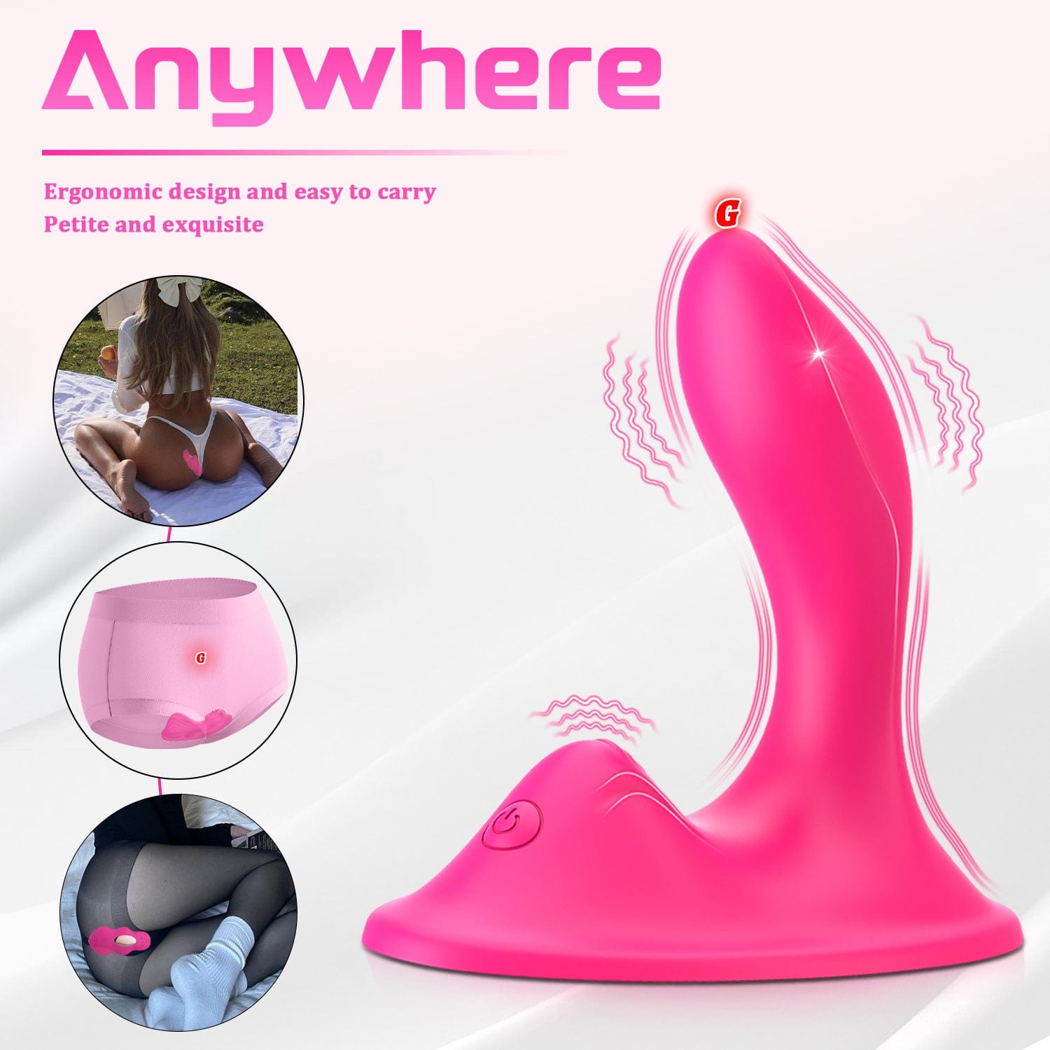 Dual Vibration Cushion Wearable Clitoral G Spot Vibrator - Lurevibe