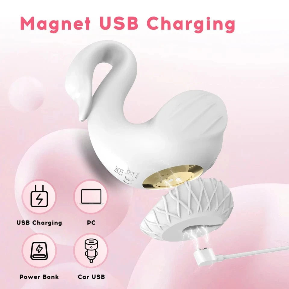 Swan Sucking Clitoral Nipple Stimulation Vibrator - Lurevibe