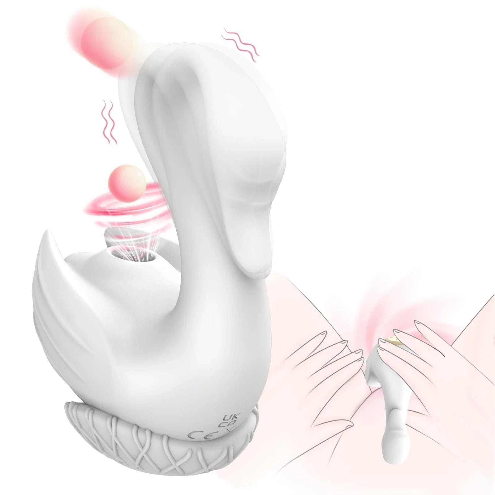 Swan Sucking Clitoral Nipple Stimulation Vibrator - Lurevibe