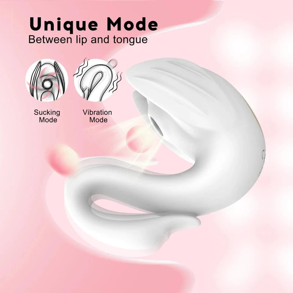 Swan Sucking Clitoral Nipple Stimulation Vibrator - Lurevibe