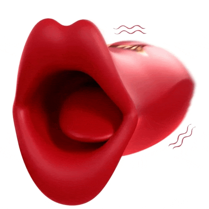Lurevibe - Rose Muncher 10 Biting & 10 Vibrating Modes Stimulate Nipple Clitoral Women Vibrator - Lurevibe