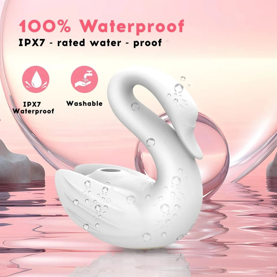 Swan Sucking Clitoral Nipple Stimulation Vibrator - Lurevibe