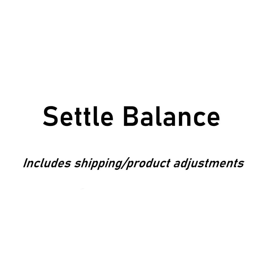 Settle Your Order Balance - Shipping/Product - Lurevibe