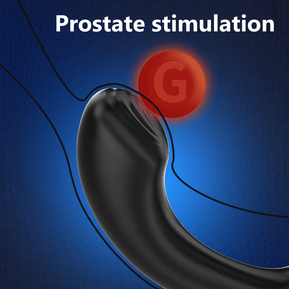 Greedy Finger Male Vibrating Clip Prostate Massager With Cock Ring - Lurevibe