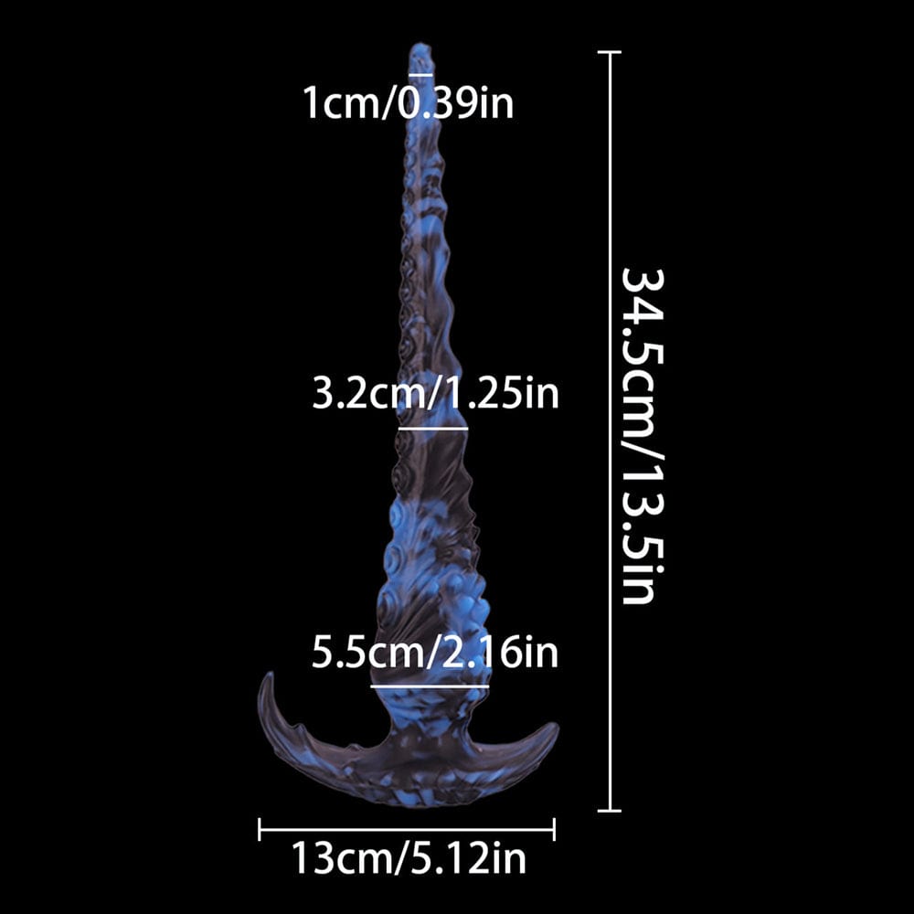 13.5 Inches Long Dildo Huge Anal Plug Monster Fantasy Knot Dildos - Lurevibe
