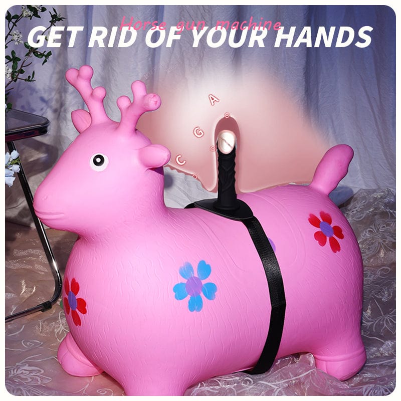 Inflatable Deer Mount Thrusting Dildo Machine - Lurevibe