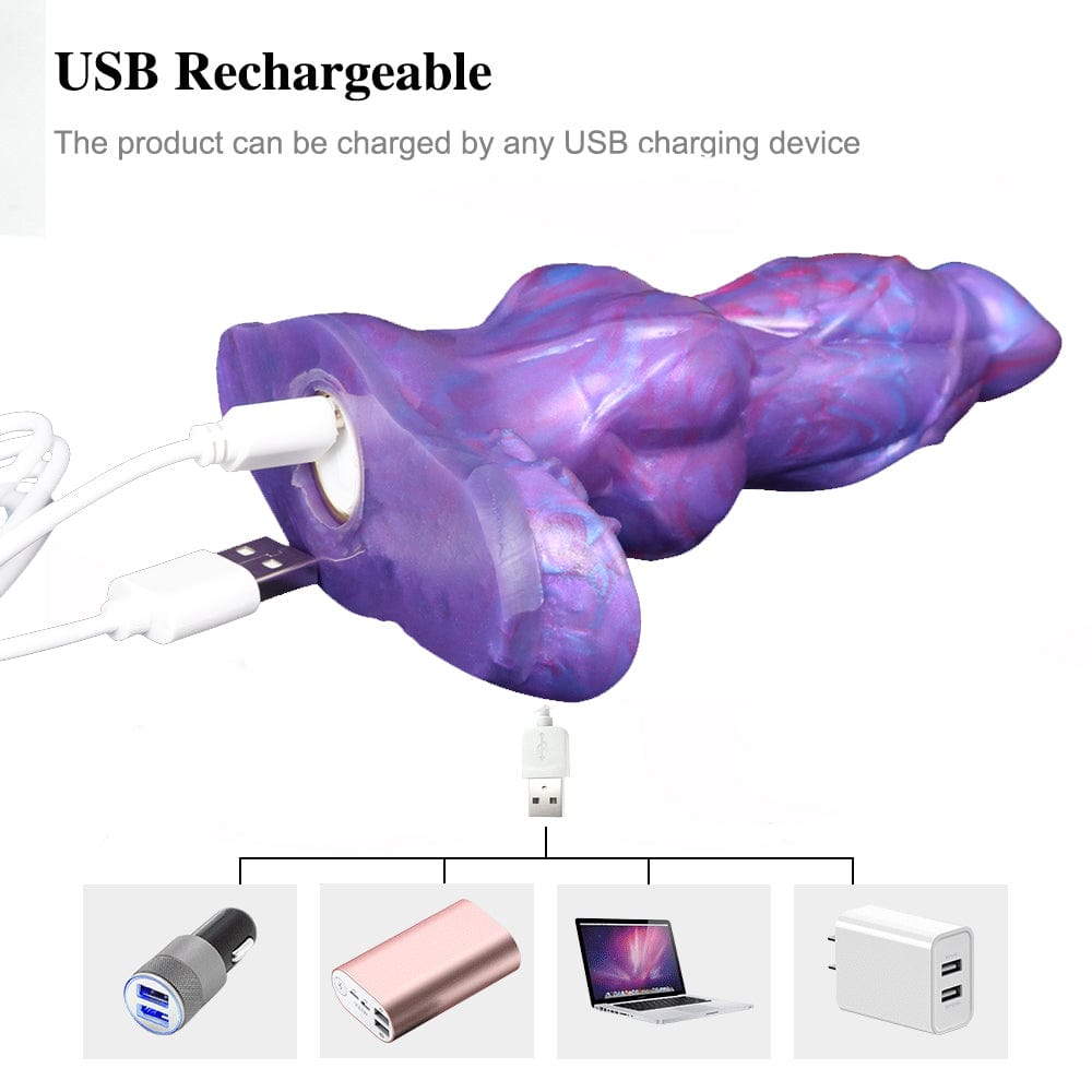 Remote Control Vibrating Dildo Clit Stimulate Anal Plug - Lurevibe