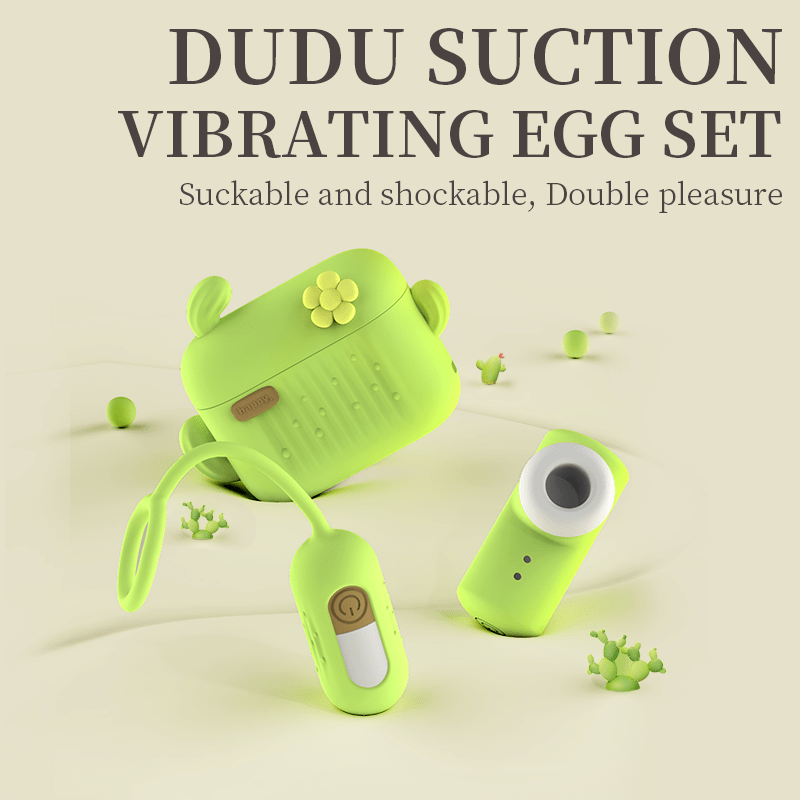 Bobo Suction Egg Clitoral Stimulation Vibrator Set - Lurevibe