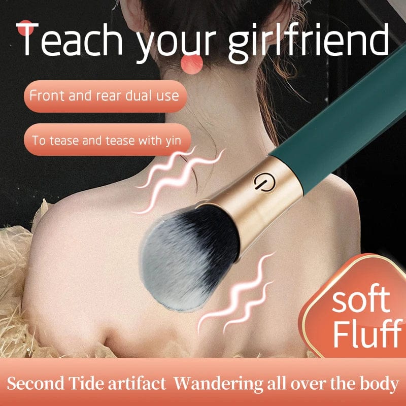 Lurevibe Brush Vibrator 2.1 for Women G-Spot Nipple Clitoral Makeup Stimulator - Lurevibe