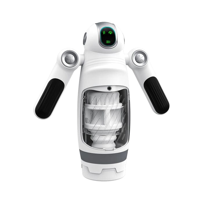 Bella Bot Robot Telescopic Vibrating Male Penis Stroker - Lurevibe