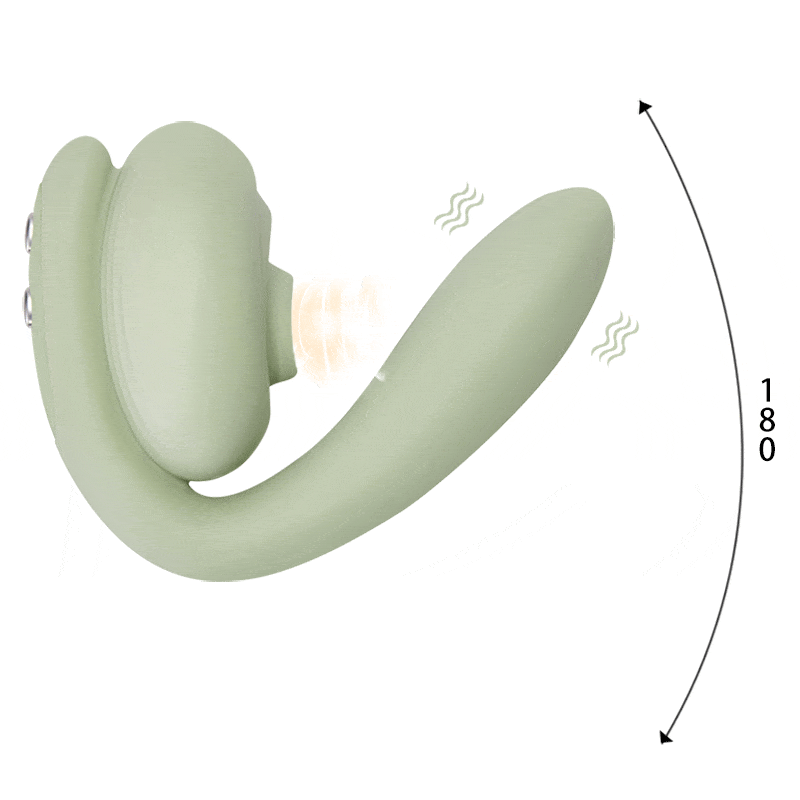 2-in-1 Clit Sucking Vibrator for Double Pleasure Lurevibe 2-in-1 Clit Sucking Vibrator for Double Pleasure Lurevibe