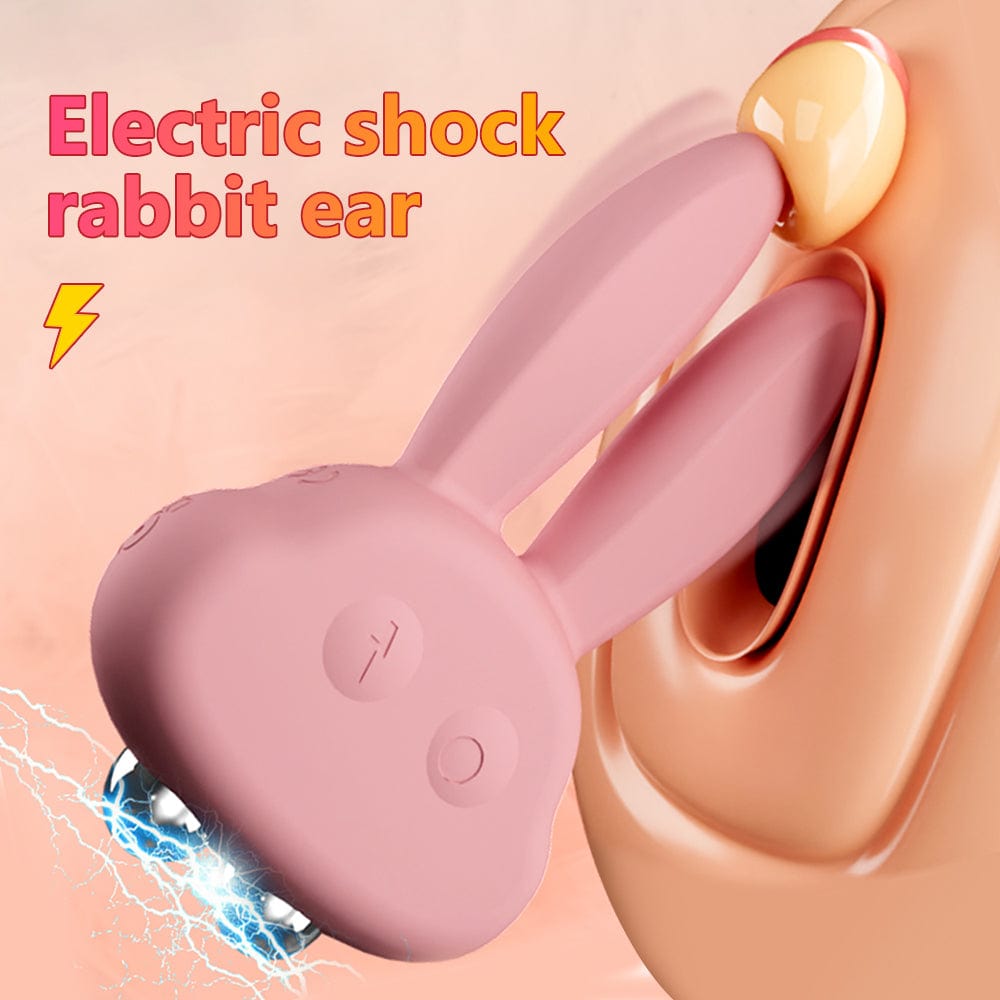 Lurevibe - Electric Shock Rabbit Vibrator Cute Shaped Nipple Massager Clitoris Stimulator - Lurevibe