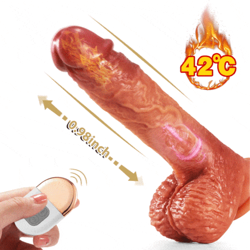 7.87 Inch Thrusting Vibrations Heating Realistic Non-sticky Dildo Lurevibe 7.87 Inch Thrusting Vibrations Heating Realistic Non-sticky Dildo Lurevibe