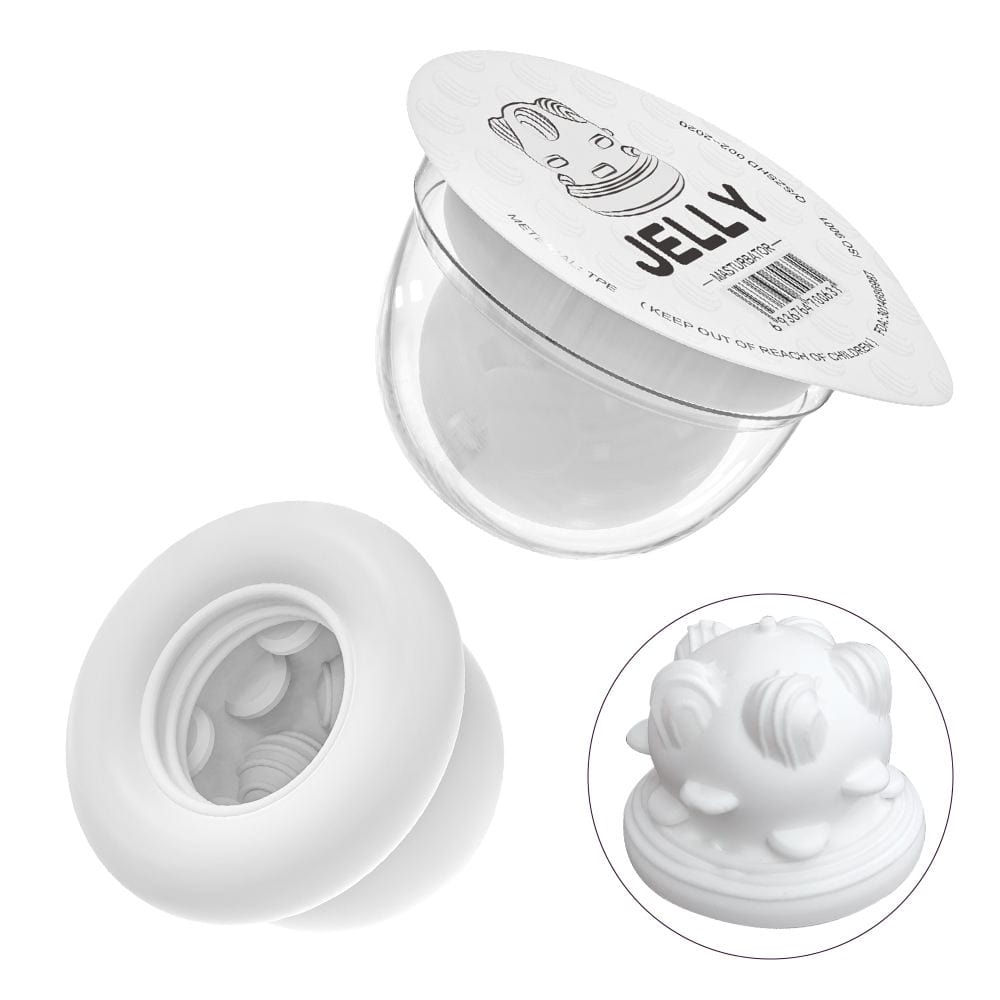 Lurevibe - Jelly Soft Male Masturbator Cup Glans Stimulation Lurevibe - Jelly Soft Male Masturbator Cup Glans Stimulation