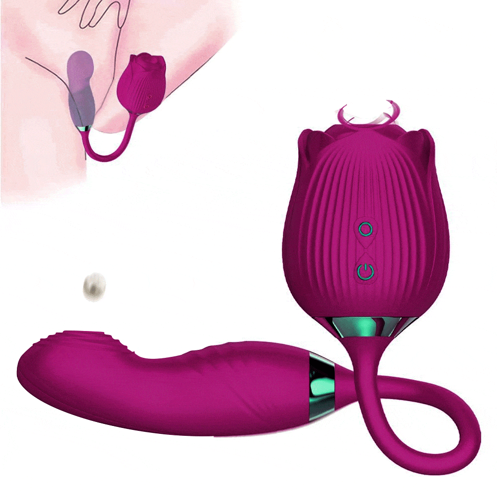 Lurevibe - Rose Vibrator Clitoris Stimulator Lurevibe - Rose Vibrator Clitoris Stimulator