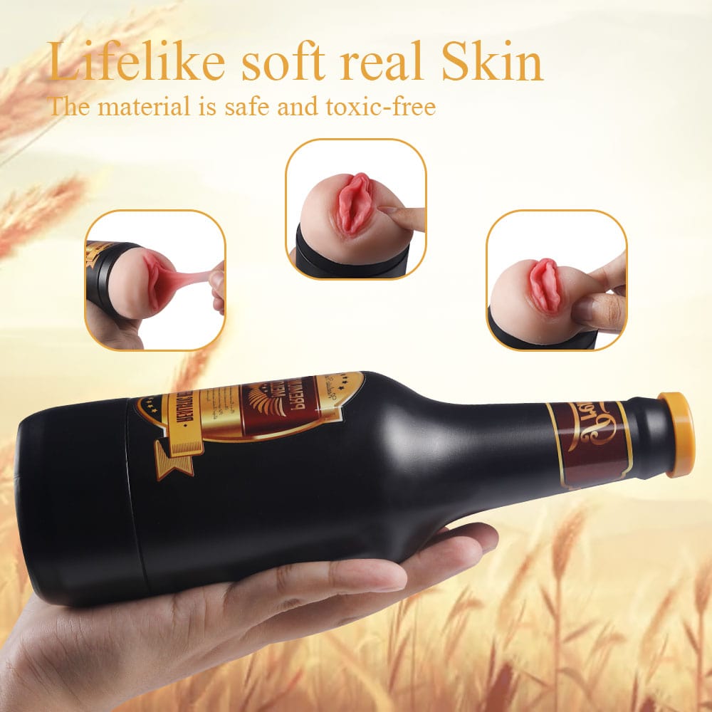 Lurevibe - Male Masturbator Erotic Toy Portable Beer Bottle - Lurevibe