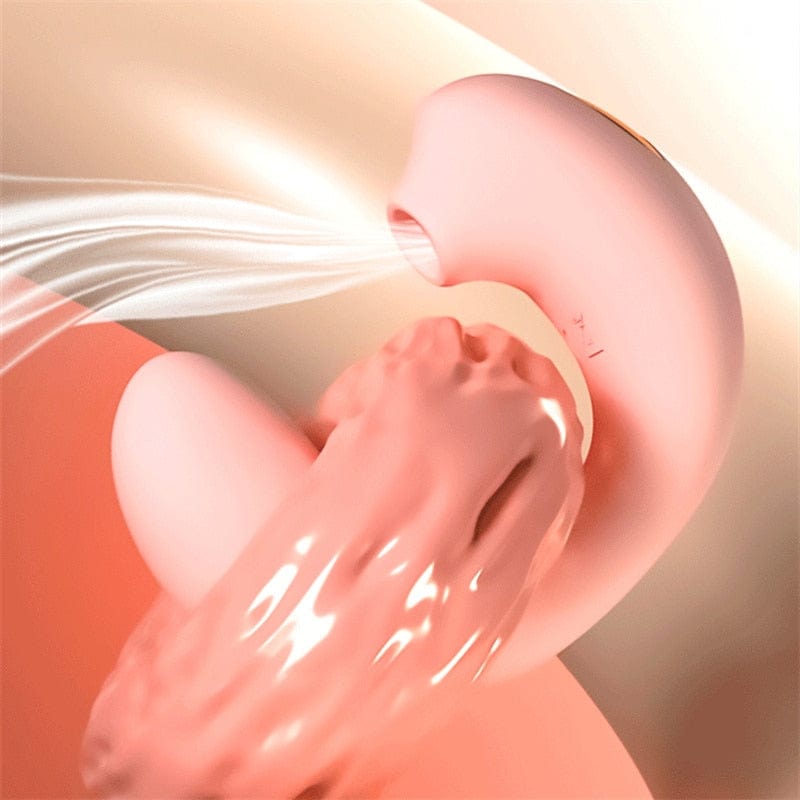 Lurevibe - Sucking Jump Egg Bomb Female Masturbation Device Wearing Vibration Rods - Lurevibe