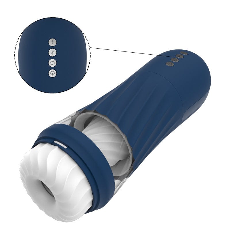 Lurevibe - Rocket 3d Realistic Textured Electric Stroker With 5 Thrusting Rotating Modes - Lurevibe