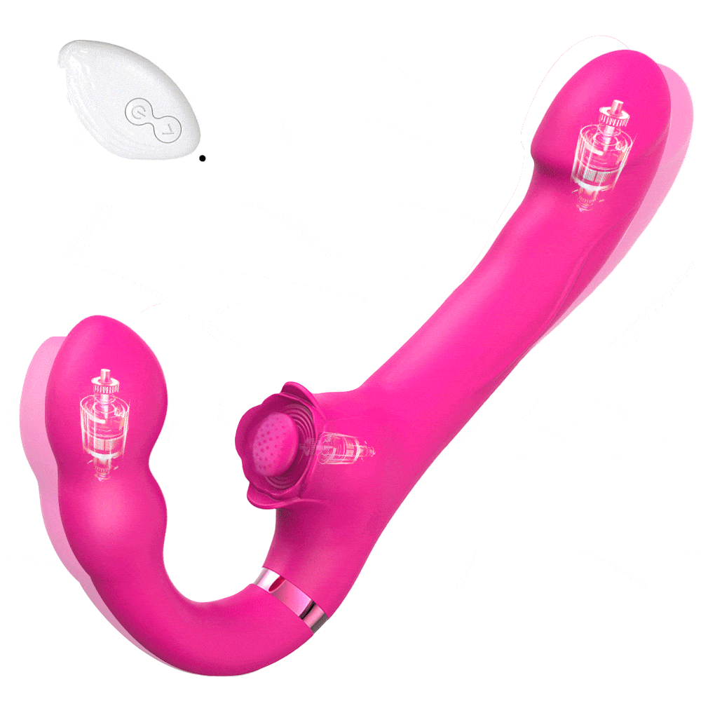 Lurevibe Rose Clit Stimulator Dual Motor Shock Panty Vibrator Lurevibe Rose Clit Stimulator Dual Motor Shock Panty Vibrator