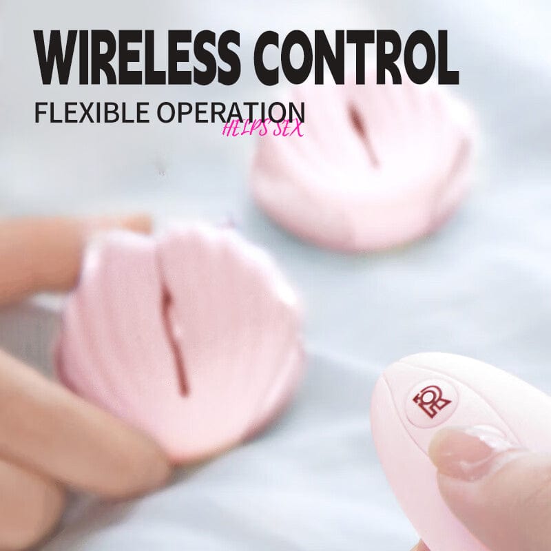 Roomfun Shell SM Electric Shock Nipple Clamp Vibration Massager With Remote Control - Lurevibe