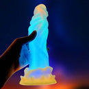 Fluorescent Silicone Butt Plug Dildo - Lurevibe