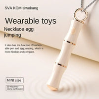 Lurevibe Bamboo Self Necklace Jumper Egg Female Vibrator - Lurevibe