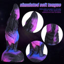 Starry Dark Purple Special-Shaped Artificial Dildo - Lurevibe