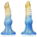 Alien Dildo Mixed Color Liquid Silicone Allovers Dildo Sex Toys - Lurevibe
