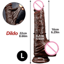 Real Skin Feeling Realistic Dildos Sliding Foreskin Design Female Masturbator - Lurevibe