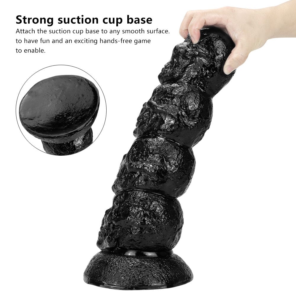 12.3 Inch Skull Giant Butt Plug Huge Dildo - Lurevibe