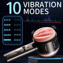 Lurevibe - Male Masturbator Handheld Fully Automatic Intelligent Frequency Conversion Masturbation Cup - Lurevibe