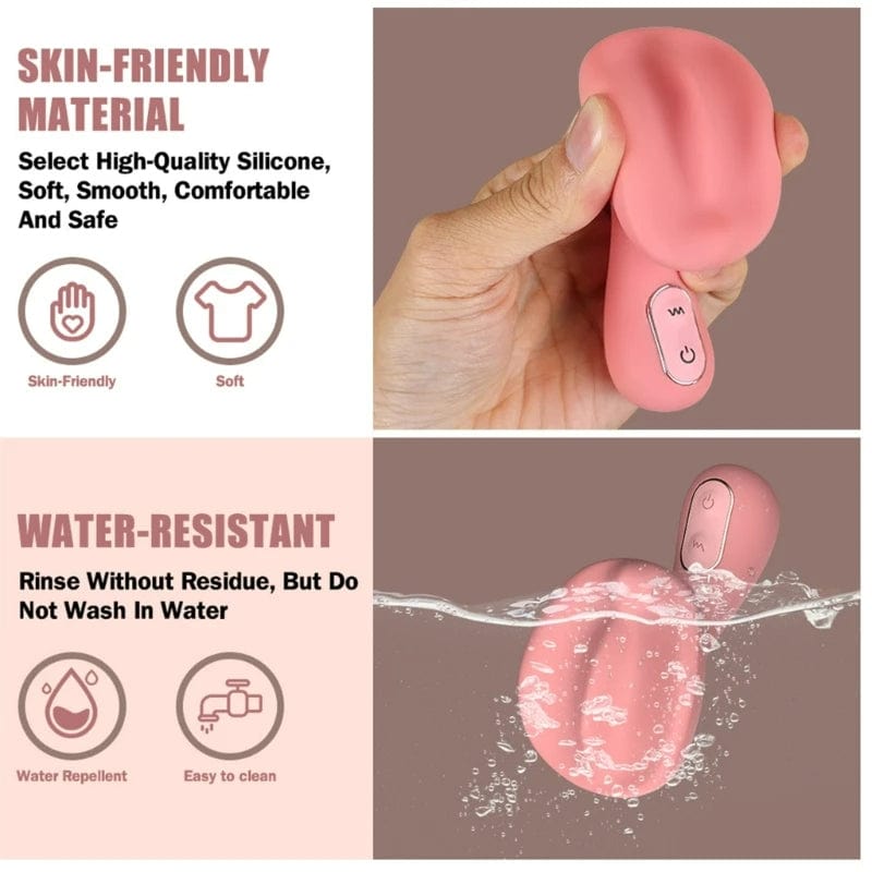 Clitoral Stimulator Mini Vibrator with 10 Vibrating Modes G Spot Nipple Masturbator - Lurevibe