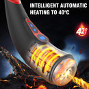 Lurevibe - 9 Sucking 9 Vibrating Male Masturbator Heating Vagina Masturbation Blowjob - Lurevibe