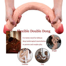 Double-Ended Soft Silicone Simulated Anus Masturbation Dildo - Lurevibe