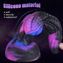 Starry Dark Purple Special-Shaped Artificial Dildo - Lurevibe