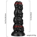 12.3 Inch Skull Giant Butt Plug Huge Dildo - Lurevibe