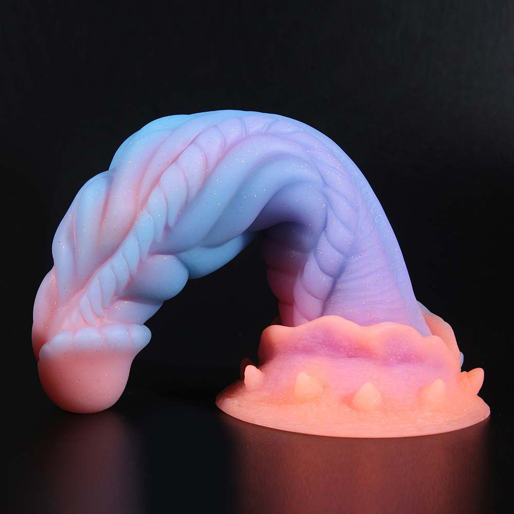 Fluorescent Silicone Butt Plug Dildo - Lurevibe