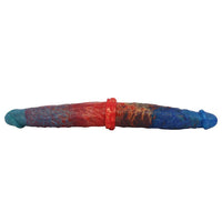 Colorful Double-Ended Liquid Silicone Anal Plug Dildo - Lurevibe
