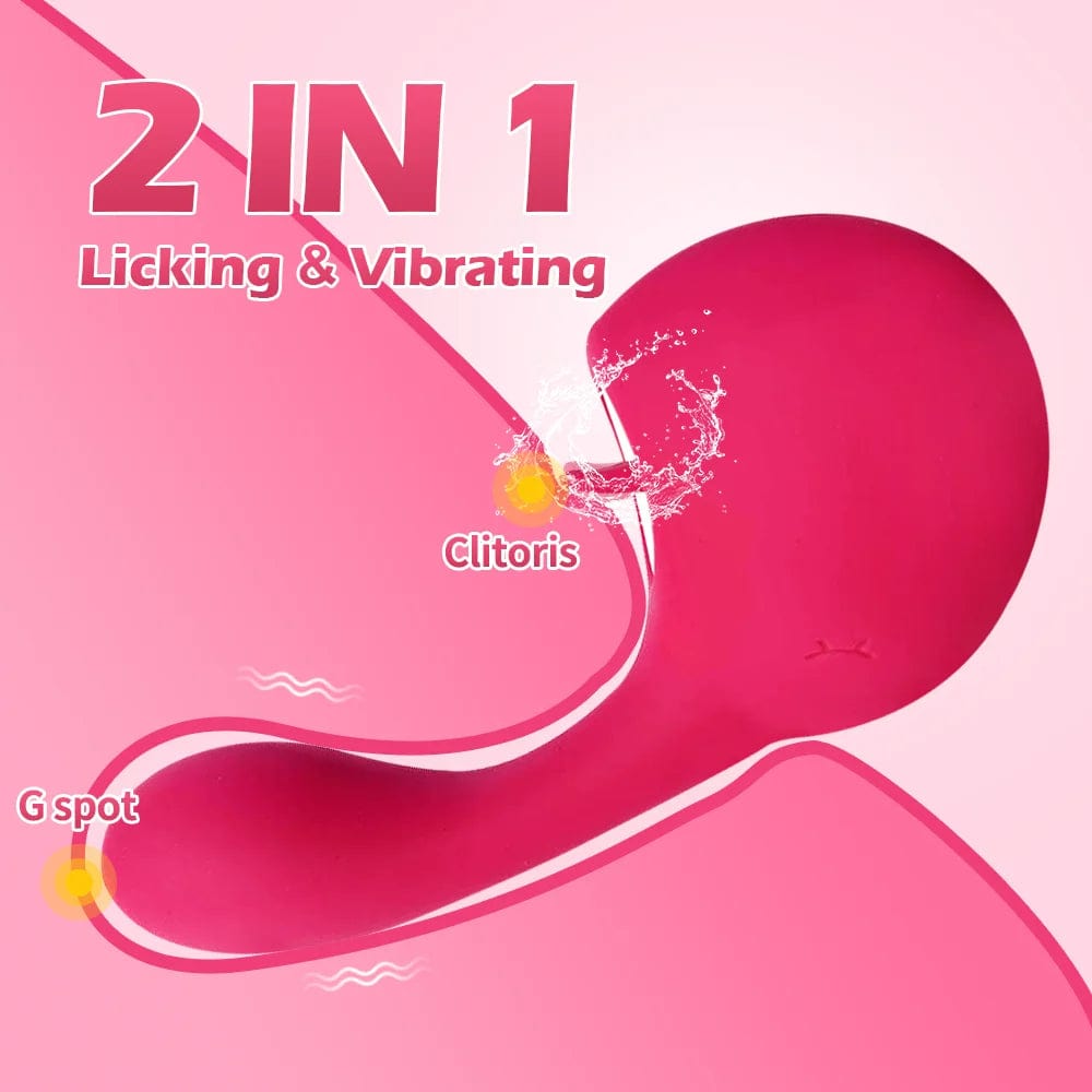 Lurevibe - Clitoral Licking G Spot Vibrator Clitoralis Stimulator for Women with 10 Licking Vibrating Modes - Lurevibe