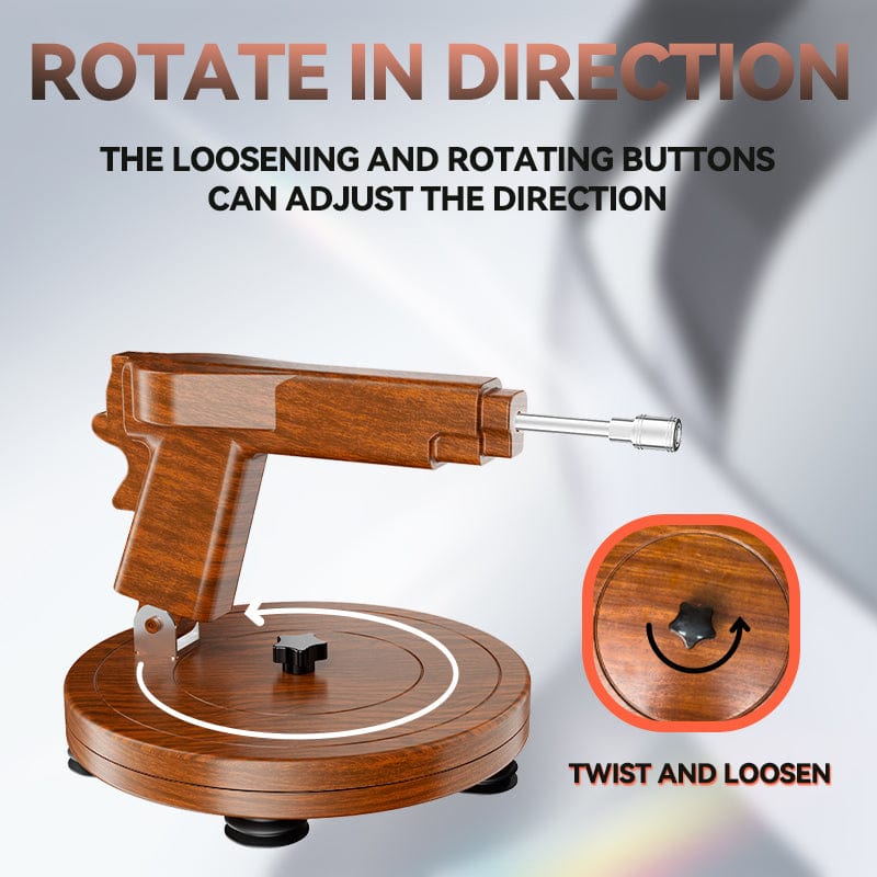 Sheyay Vintage Style Wooden Retractable Female Masturbation Dildo Machine - Lurevibe
