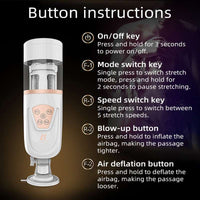 Lurevibe - 5-Speed Suction and Clamping Male Masturbator - Lurevibe