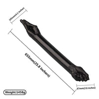 Fisting Hand Dildo | Double Side Black Dildos for Men - Lurevibe