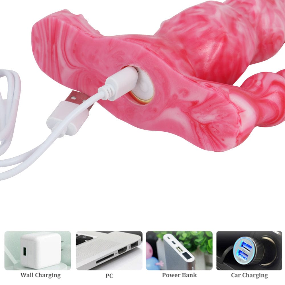 10 Frequency Vibration Simulation Wireless Remote Control Electric Dildo - Lurevibe